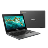 ASUS Chromebook Flip CR1 CR1100FKA-C1-CA Intel® Celeron® N N4500 29.5 cm (11.6") Touchscreen HD 4 GB LPDDR4x-SDRAM 64 GB eMMC Wi-Fi 6 (802.11ax) ChromeOS Grey