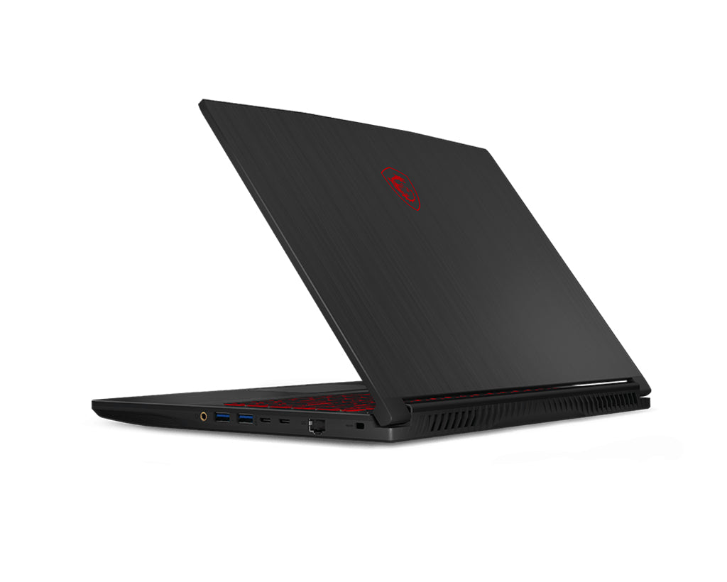MSI Gaming GF63 11UC-283CA Thin Intel® Core™ i7 i7-11800H Laptop 39.6 cm (15.6") Full HD 16 GB DDR4-SDRAM 512 GB SSD NVIDIA GeForce RTX 3050 Wi-Fi 6 (802.11ax) Windows 11 Home Black