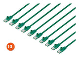 Intellinet 744249 networking cable Green 3 m Cat6 U/UTP (UTP)