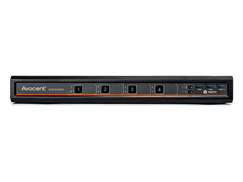 Vertiv Avocent MultiViewer SVMV240DPH KVM switch Black