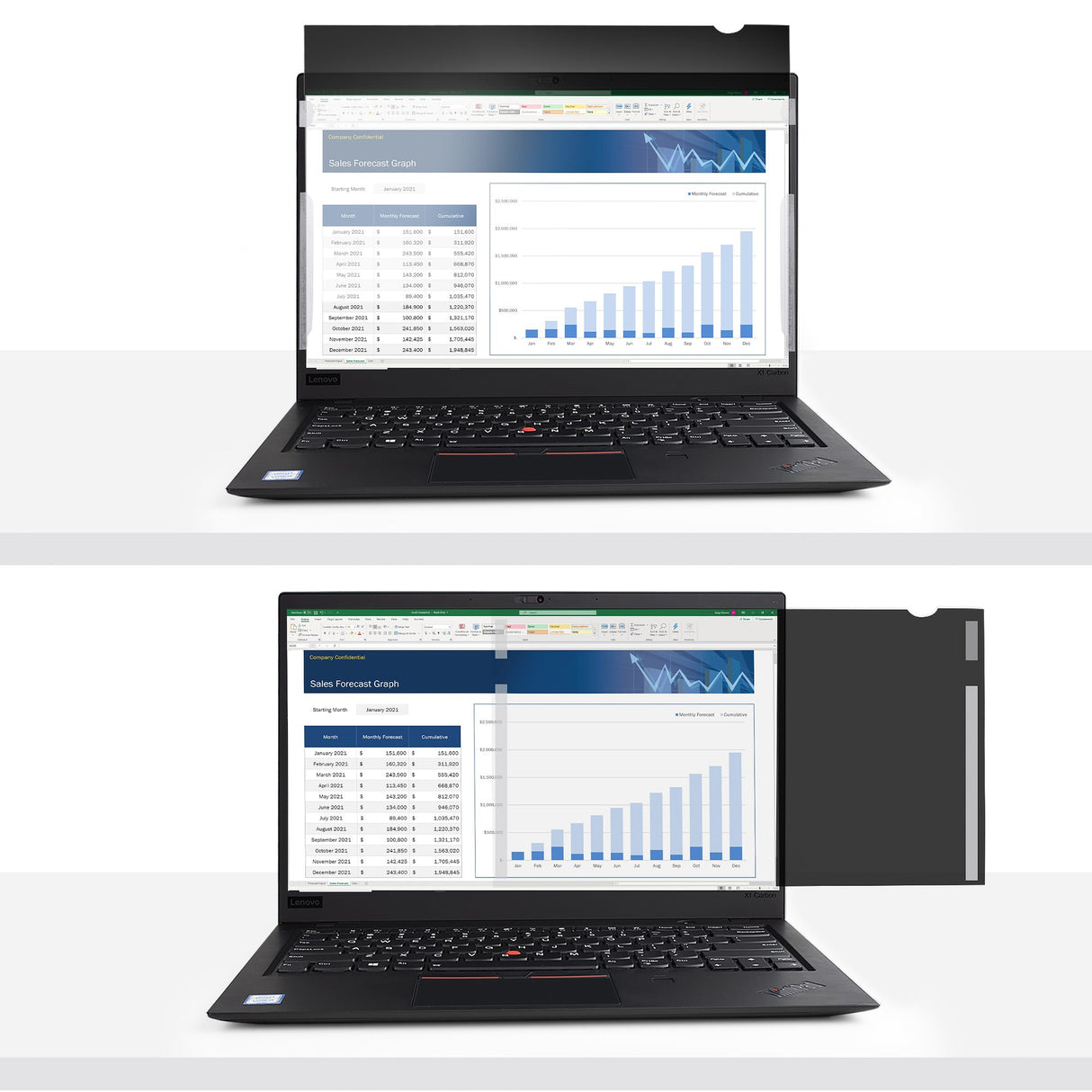 StarTech.com 14in Laptop Privacy Screen - Anti-Glare Privacy Filter for Widescreen (16:9) Displays - Laptop Monitor Screen Protector with 51% Blue Light Reduction - Reversible Matte/Glossy Sides - TAA