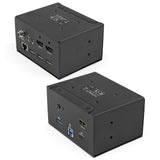 StarTech.com Conference Room Docking Station with Power and Charging; Table Connectivity Box, Universal USB-C Laptop Dock, 60W PD, 4K HDMI, USB Hub, Audio, 2x AC Outlets, 2x USB BC 1.2 Charge Ports - TAA