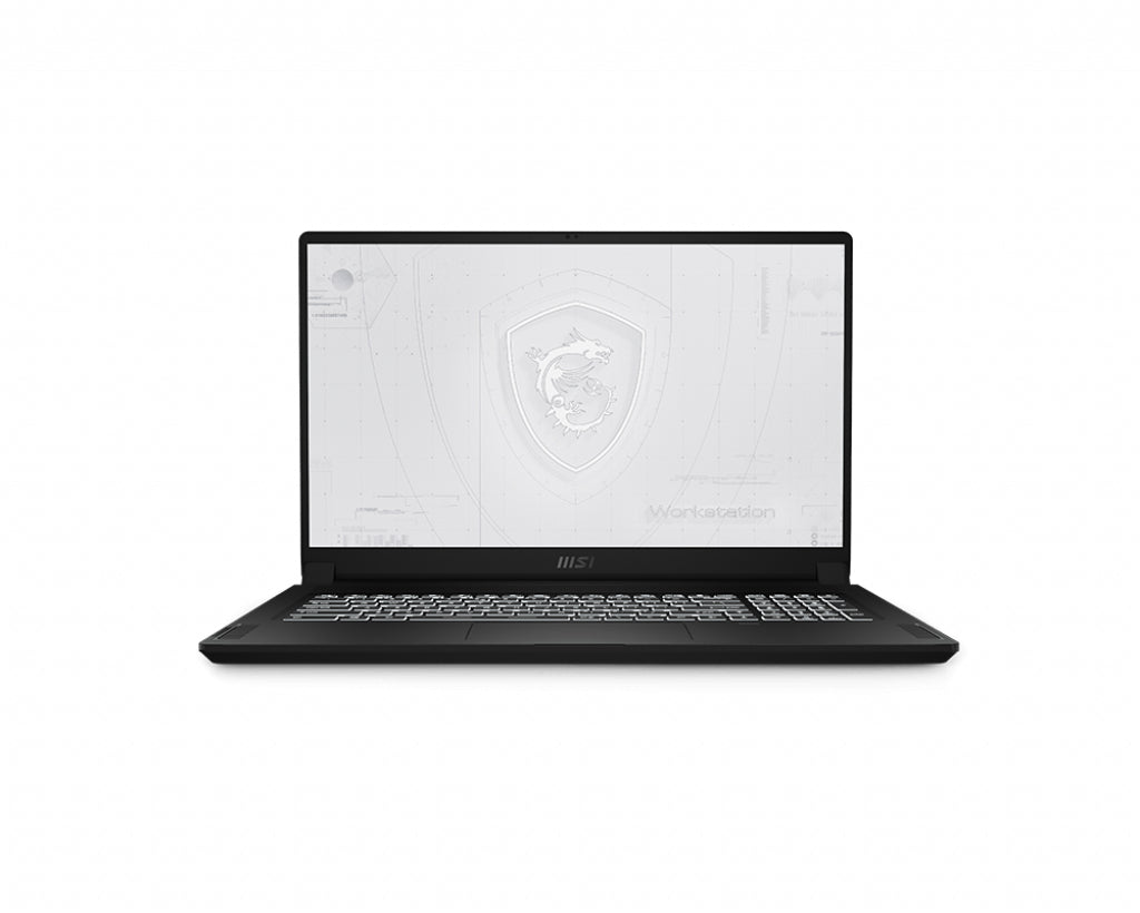 MSI Workstation WS76 11UM-447CA laptop Intel® Core™ i9 i9-11900H Mobile workstation 43.9 cm (17.3") 4K Ultra HD 64 GB DDR4-SDRAM 1 TB SSD NVIDIA RTX A5000 Wi-Fi 6E (802.11ax) Windows 10 Pro Black