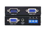 ATEN VE170Q AV extender AV transmitter & receiver Black