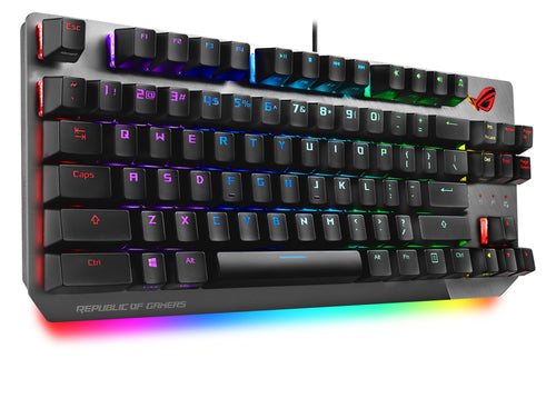 ASUS ROG Strix Scope NX TKL keyboard Gaming USB QWERTY Black, Grey
