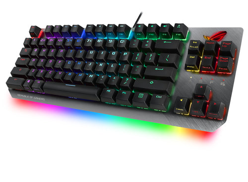 ASUS ROG Strix Scope NX TKL keyboard Gaming USB QWERTY Black, Grey
