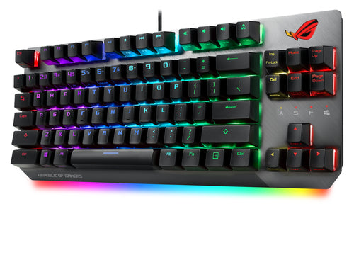 ASUS ROG Strix Scope NX TKL keyboard Gaming USB QWERTY Black, Grey