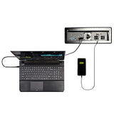 StarTech.com Conference Table Box for AV Connectivity & Power/Charging - 4K HDMI output with HDMI, DP, & VGA Inputs, GbE, Audio - Charging Station w/ 2x USB-A & 2x 120V UL AC Outlets