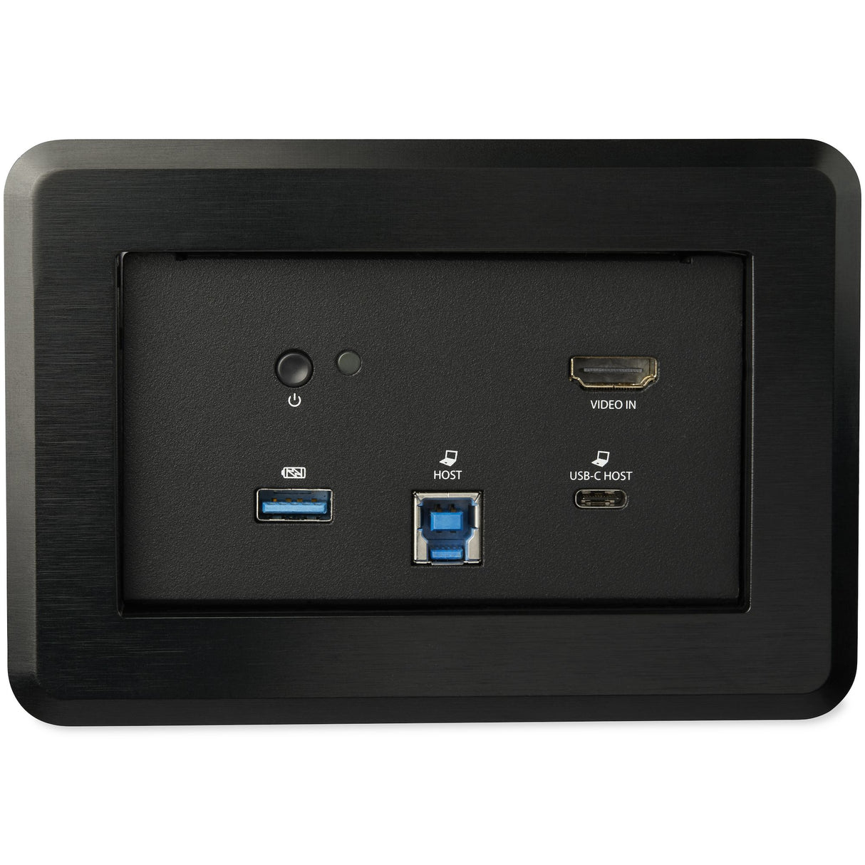 StarTech.com Conference Room Docking Station - Universal Laptop Dock - 4K HDMI, 60W Power Delivery, USB Hub, GbE, Audio - In-Table Connectivity Box For Huddle/Boardroom Collaboration Space