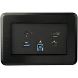 StarTech.com Conference Room Docking Station - Universal Laptop Dock - 4K HDMI, 60W Power Delivery, USB Hub, GbE, Audio - In-Table Connectivity Box For Huddle/Boardroom Collaboration Space