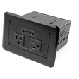 StarTech.com Conference Table Power Center with 2x UL Certified 120V AC Outlets & 2x USB BC 1.2 - Recessed In-Table/Desk Power Strip/Charging Station for Meeting Room/Boardroom/Lab Bench