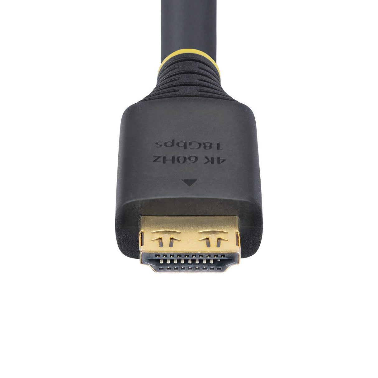 StarTech.com 20ft (6.1m) High Speed HDMI Cable with Gripping Connectors, 4K 60Hz/1440p 144Hz, HDR10/HDCP 2.2/ARC, 18Gbps, UHD HDMI Cord for TV/Monitor/Display, TPE Jacket