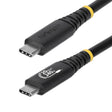 StarTech.com 6ft (1.8m) USB4 Cable, 20Gbps, USB-IF Certified USB-C Cable, 240W PD EPR, 4K 120Hz DP 2.1, TPE Jacket, Black USB-C Cord