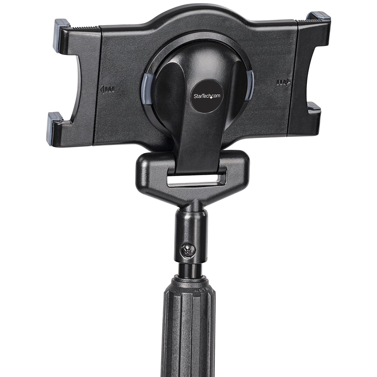 StarTech.com Mobile Tablet Stand with Lockable Wheels - Height Adjustable Cart - Universal Rolling Floor Stand for Tablets from 7 to 11 inch, Portable Tablet Stand w/ Detachable Tablet Holder - TAA