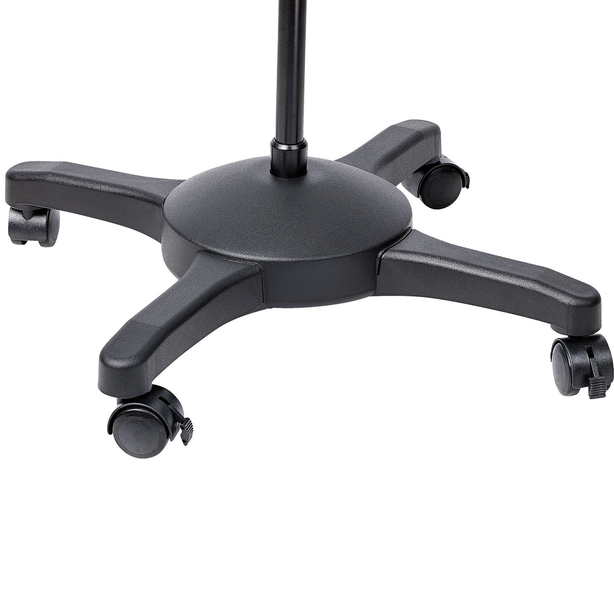 StarTech.com Mobile Tablet Stand with Lockable Wheels - Height Adjustable Cart - Universal Rolling Floor Stand for Tablets from 7 to 11 inch, Portable Tablet Stand w/ Detachable Tablet Holder - TAA