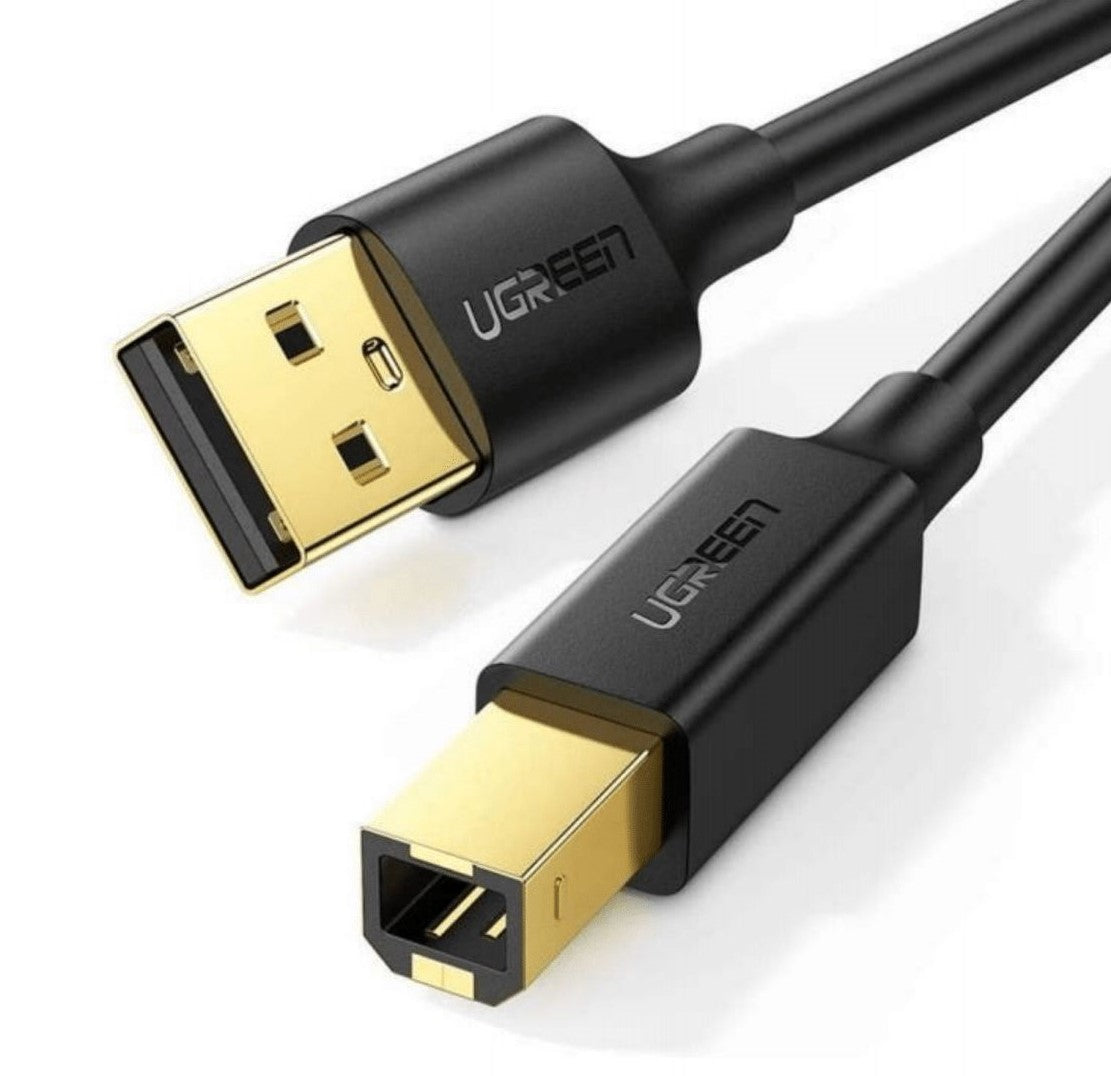 Ugreen 20847 USB cable USB 2.0 2 m USB A USB B 0.48 Gbit/s Black