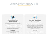 StarTech.com USB C Multiport Adapter, USB-C to HDMI 4K Video, 100W PD Pass-Through, USB 3.0 Hub 5Gbps (1xType-C/1xA), USB-C Mini Dock, USB-C Travel Dock, Portable Laptop Docking Station