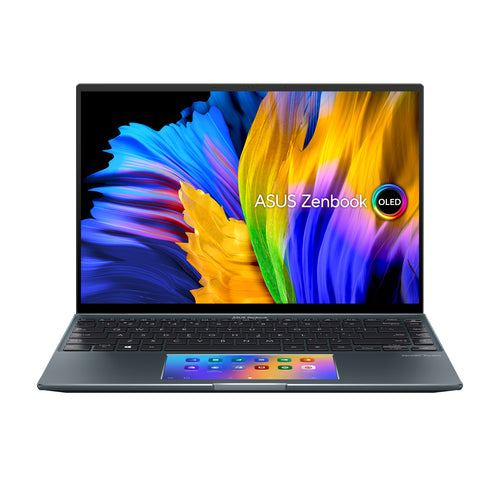 ASUS Zenbook 14X OLED UX5400EG-DS71T-CA laptop Intel® Core™ i7 i7-1165G7 35.6 cm (14") Touchscreen 2.8K 16 GB LPDDR4x-SDRAM 512 GB SSD NVIDIA GeForce MX450 Wi-Fi 6 (802.11ax) Windows 11 Home Grey