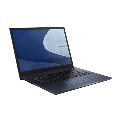 ASUS ExpertBook B7 Flip B7402FEA-Q73SP-CB laptop Intel® Core™ i7 i7-1195G7 Hybrid (2-in-1) 35.6 cm (14") Touchscreen WUXGA 16 GB DDR4-SDRAM 1 TB SSD Wi-Fi 6 (802.11ax) Windows 11 Pro Black