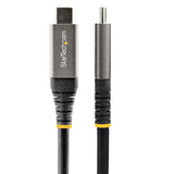 StarTech.com 1.6ft (50cm) USB-C Cable, USB 10Gbps, 100W (5A) Power Delivery, 8K 60Hz / 4K 144Hz DP Alt Mode, Thunderbolt Compatible