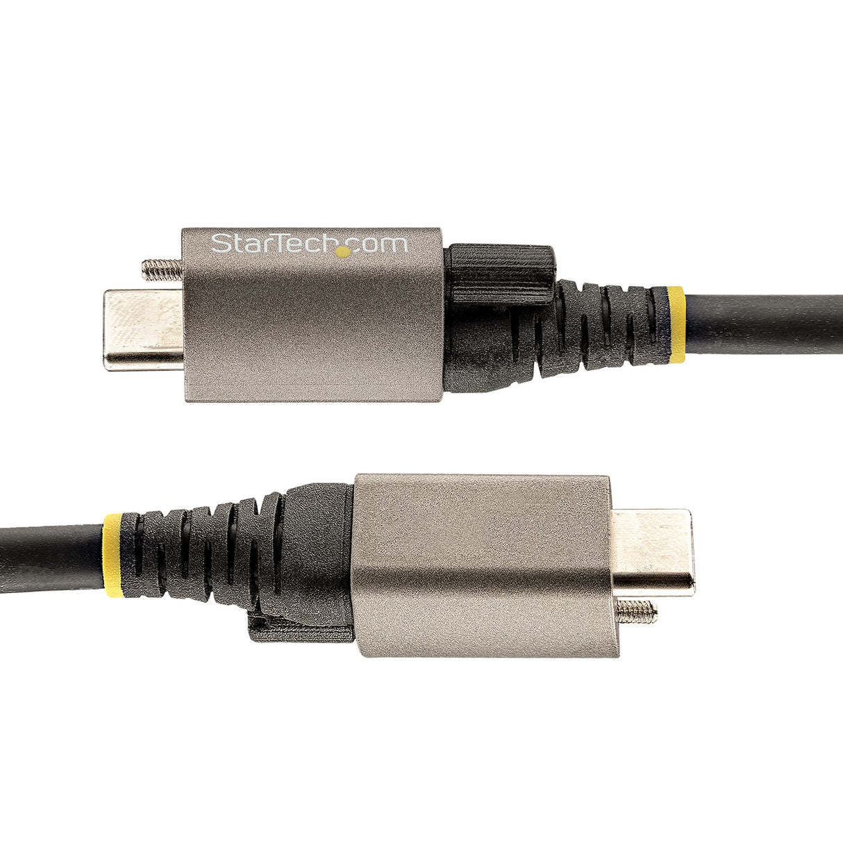 StarTech.com 50cm (20in) USB-C Cable, Top Screw Locking, USB 10Gbps, 100W (5A) Power Delivery, 8K 60Hz / 4K 144Hz DP Alt Mode - Thunderbolt Compatible