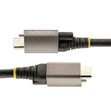 StarTech.com 50cm (20in) USB-C Cable, Top Screw Locking, USB 10Gbps, 100W (5A) Power Delivery, 8K 60Hz / 4K 144Hz DP Alt Mode - Thunderbolt Compatible