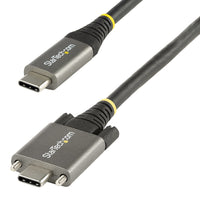 StarTech.com 3ft (1m) USB-C Cable, Side Screw Locking, USB 10Gbps, 100W (5A) Power Delivery, 8K 60Hz / 4K 144Hz DP Alt Mode, USB-IF Certified - Thunderbolt Compatible