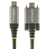 StarTech.com 20in (50cm) USB-C Cable, Side Screw Locking, USB 10Gbps, 100W (5A) Power Delivery, 8K 60Hz / 4K 144Hz DP Alt Mode - Thunderbolt Compatible