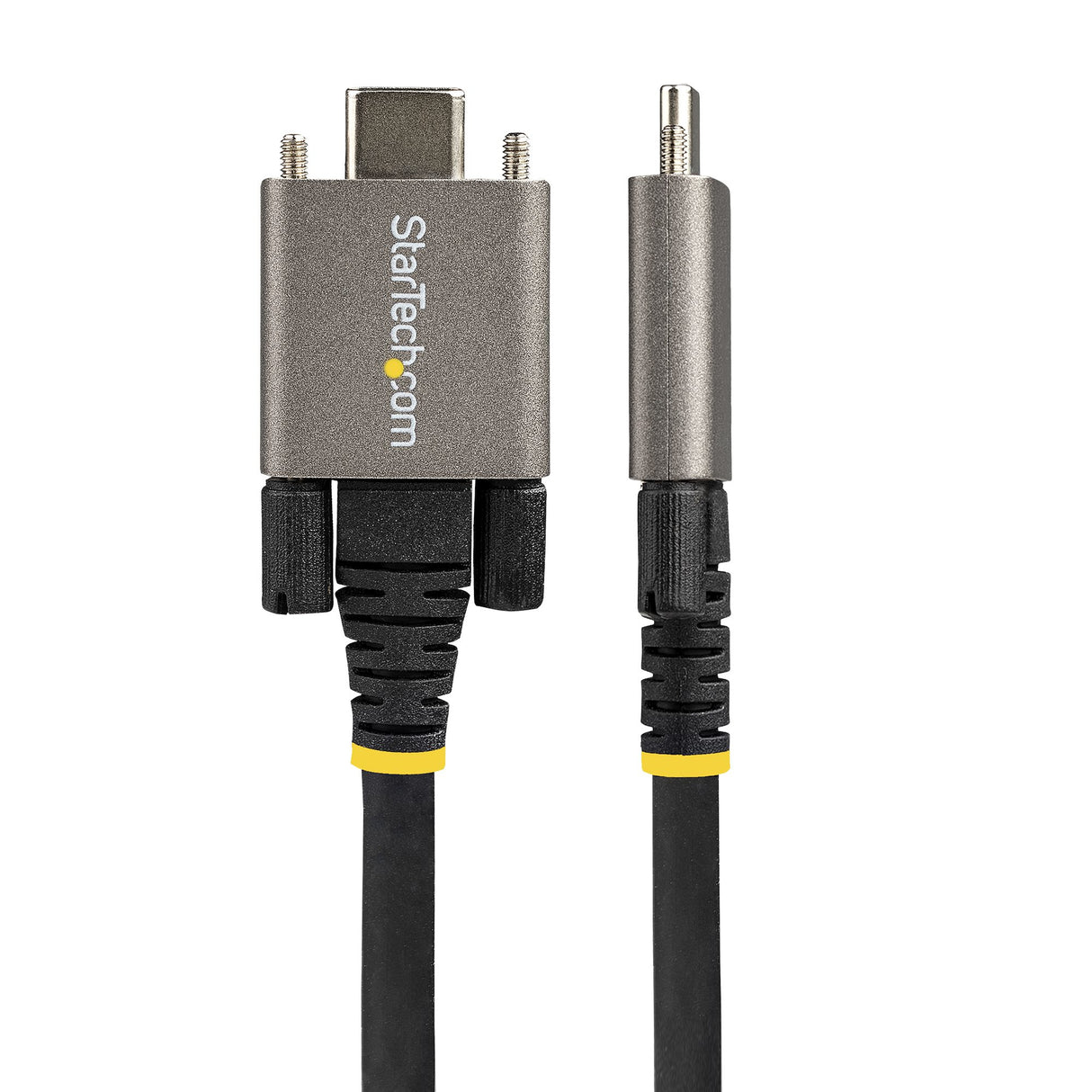 StarTech.com 20in (50cm) USB-C Cable, Side Screw Locking, USB 10Gbps, 100W (5A) Power Delivery, 8K 60Hz / 4K 144Hz DP Alt Mode - Thunderbolt Compatible