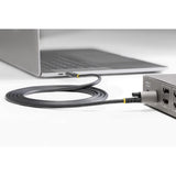 StarTech.com 3ft (1m) USB-C Cable, Top Screw Locking, USB 10Gbps, 100W (5A) Power Delivery, 8K 60Hz / 4K 144Hz DP Alt Mode, USB-IF Certified - Thunderbolt Compatible