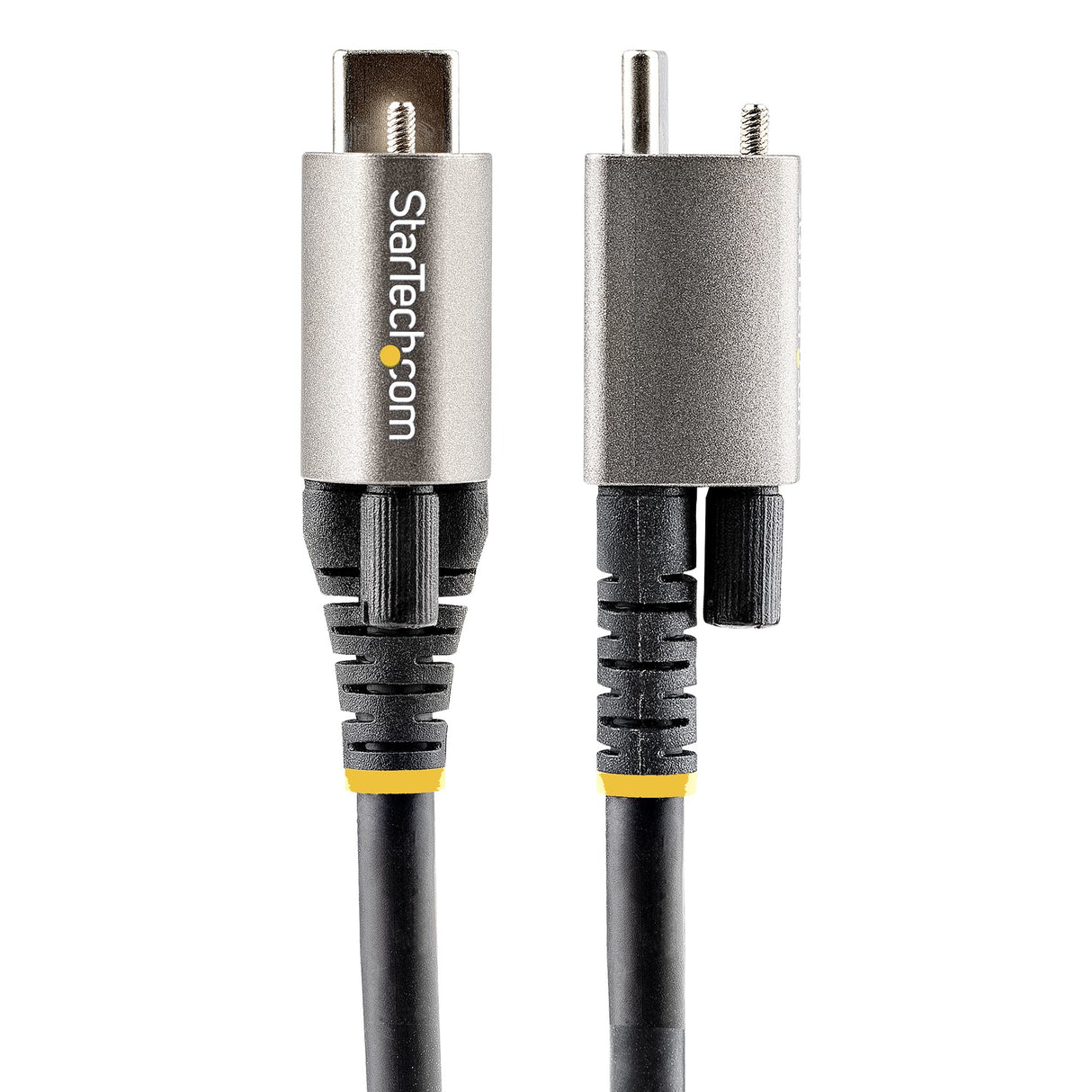 StarTech.com 50cm (20in) USB-C Cable, Top Screw Locking, USB 10Gbps, 100W (5A) Power Delivery, 8K 60Hz / 4K 144Hz DP Alt Mode - Thunderbolt Compatible