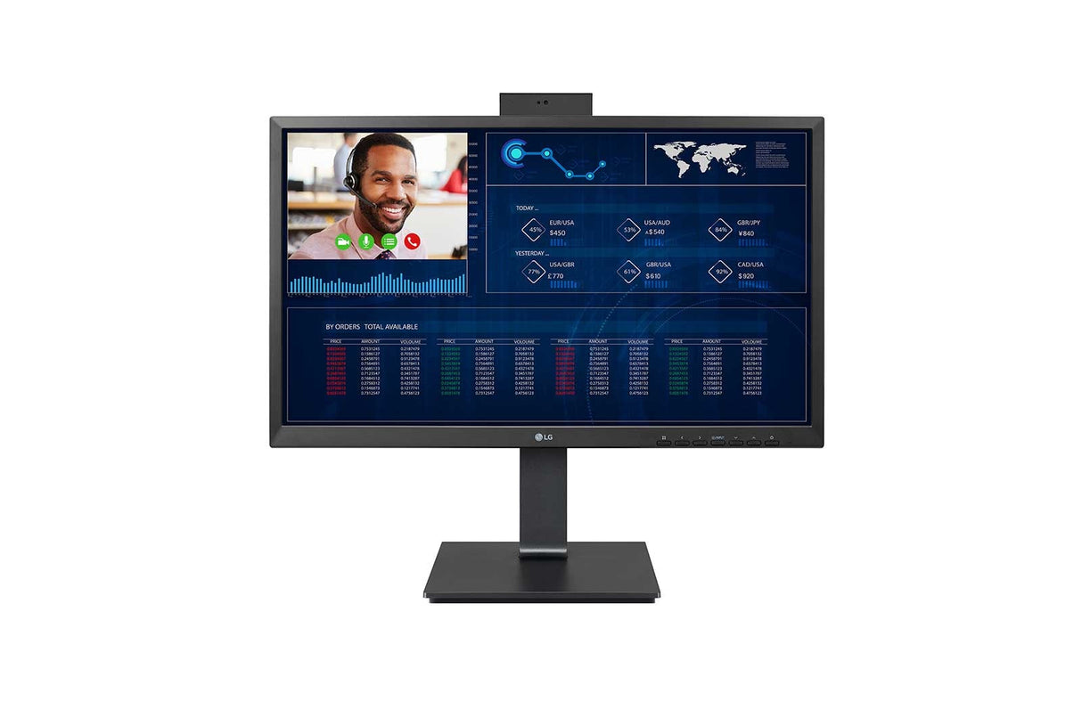 LG 24CN650N-6N All-in-One PC/workstation Intel® Celeron® J4105 60.5 cm (23.8") 1920 x 1080 pixels All-in-One thin client 16 GB eMMC Black