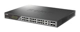 D-Link DSS-200G-28MPP network switch Managed L2 Gigabit Ethernet (10/100/1000) Power over Ethernet (PoE) 1U Grey