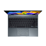 ASUS Zenbook 14 Flip OLED UP5401ZA-DB71T-CA laptop Intel® Core™ i7 i7-12700H Hybrid (2-in-1) 35.6 cm (14") Touchscreen 4K Ultra HD 16 GB LPDDR5-SDRAM 1 TB SSD Wi-Fi 6E (802.11ax) Windows 11 Home Grey
