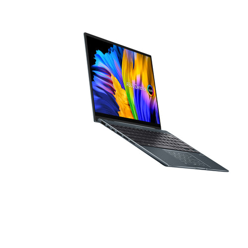 ASUS Zenbook 14 Flip OLED UP5401ZA-DB71T-CA laptop Intel® Core™ i7 i7-12700H Hybrid (2-in-1) 35.6 cm (14") Touchscreen 4K Ultra HD 16 GB LPDDR5-SDRAM 1 TB SSD Wi-Fi 6E (802.11ax) Windows 11 Home Grey