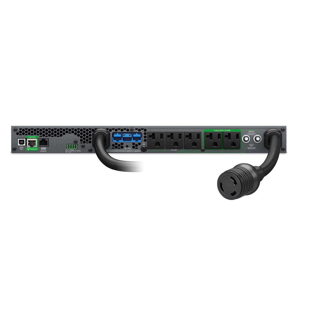 APC SRTL3KRM1UC uninterruptible power supply (UPS) Double-conversion (Online) 3 kVA 2880 W 6 AC outlet(s)