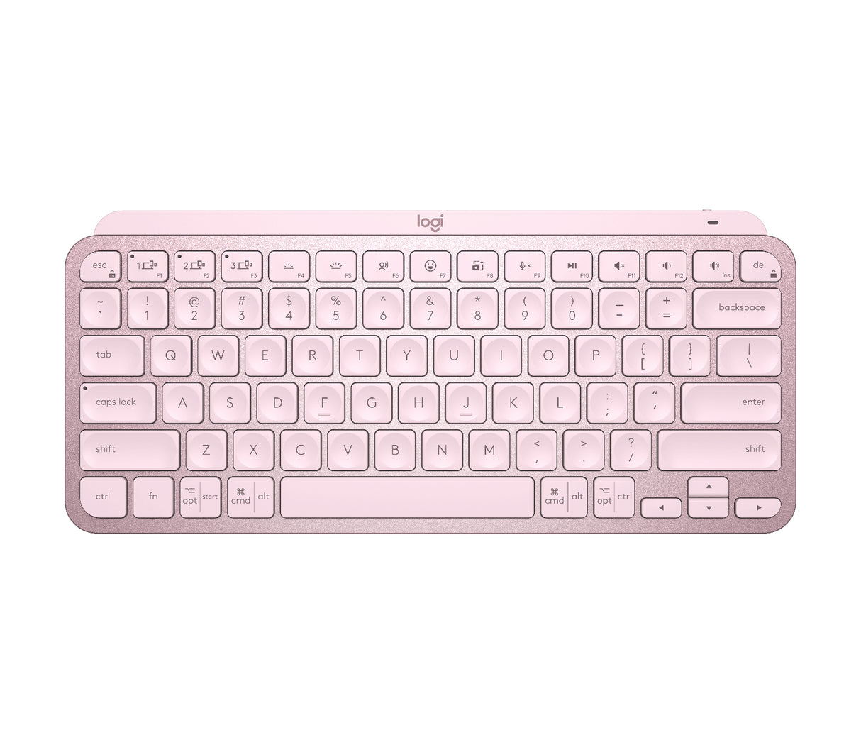 Logitech 920-010474 keyboard Universal RF Wireless + Bluetooth QWERTY English Rose