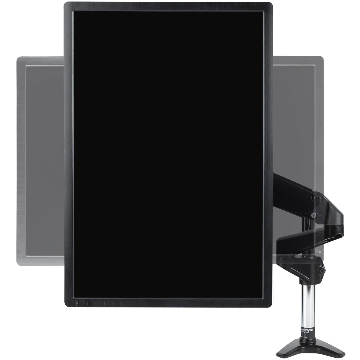 StarTech.com Desk Mount Monitor Arm for Single VESA Display up to 32" or 49" Ultrawide (17.6lb/8kg) - Full Motion Articulating & Height Adjustable - C-Clamp, Grommet - Single Monitor Arm