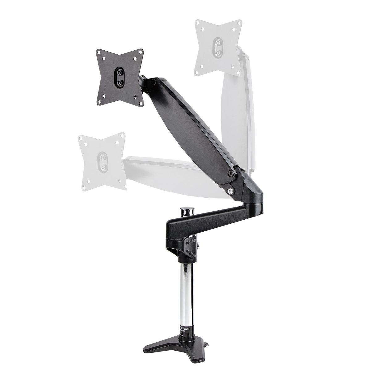 StarTech.com Desk Mount Monitor Arm for Single VESA Display up to 32" or 49" Ultrawide (17.6lb/8kg) - Full Motion Articulating & Height Adjustable - C-Clamp, Grommet - Single Monitor Arm