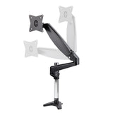 StarTech.com Desk Mount Monitor Arm for Single VESA Display up to 32" or 49" Ultrawide (17.6lb/8kg) - Full Motion Articulating & Height Adjustable - C-Clamp, Grommet - Single Monitor Arm