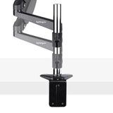 StarTech.com Desk Mount Monitor Arm for Single VESA Display up to 32" or 49" Ultrawide (17.6lb/8kg) - Full Motion Articulating & Height Adjustable - C-Clamp, Grommet - Single Monitor Arm