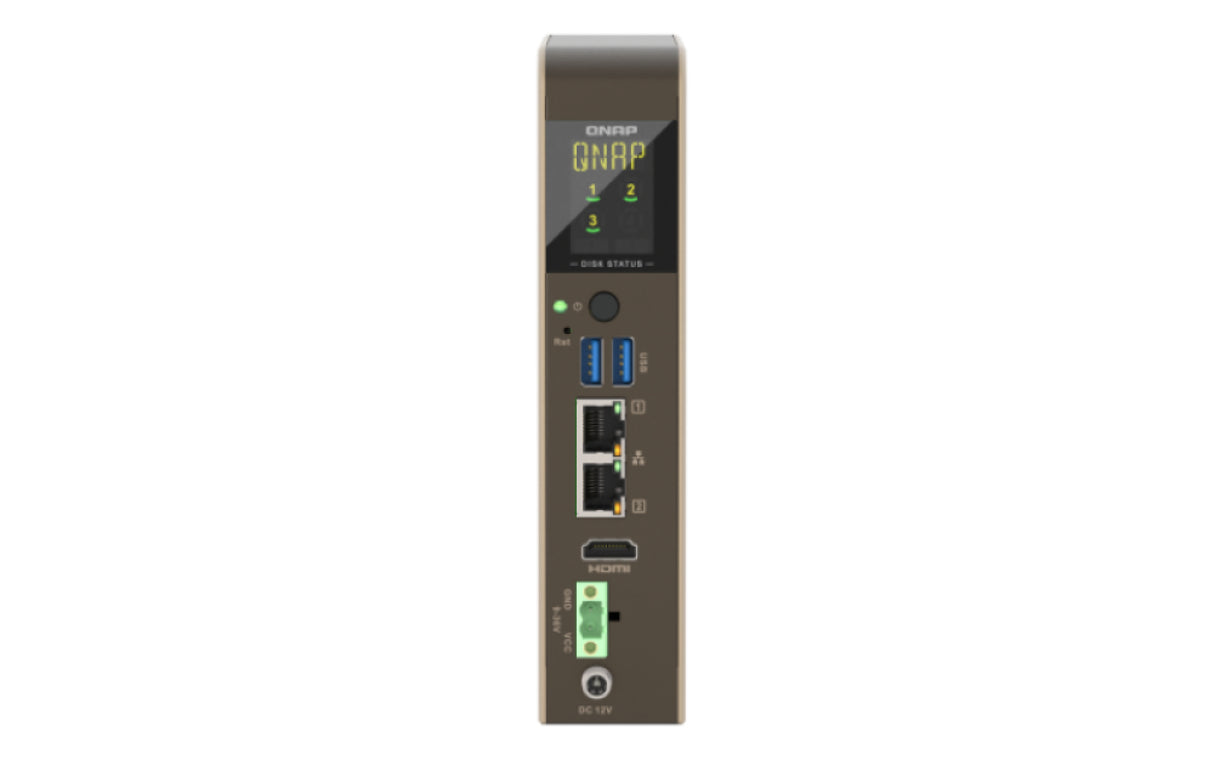 QNAP QBoat-300 NAS Compact 4 GB 0 TB QNAP QTS Grey