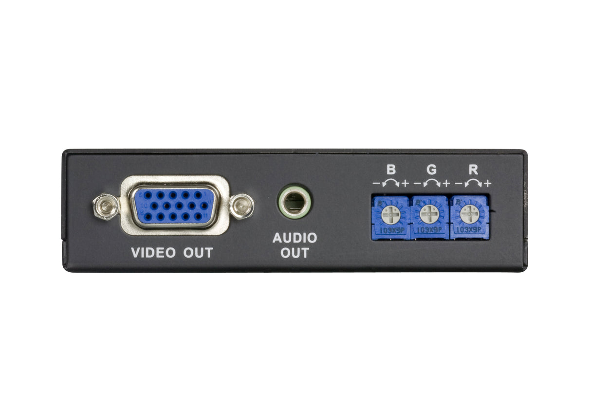 ATEN VE170RQ AV extender AV receiver Black
