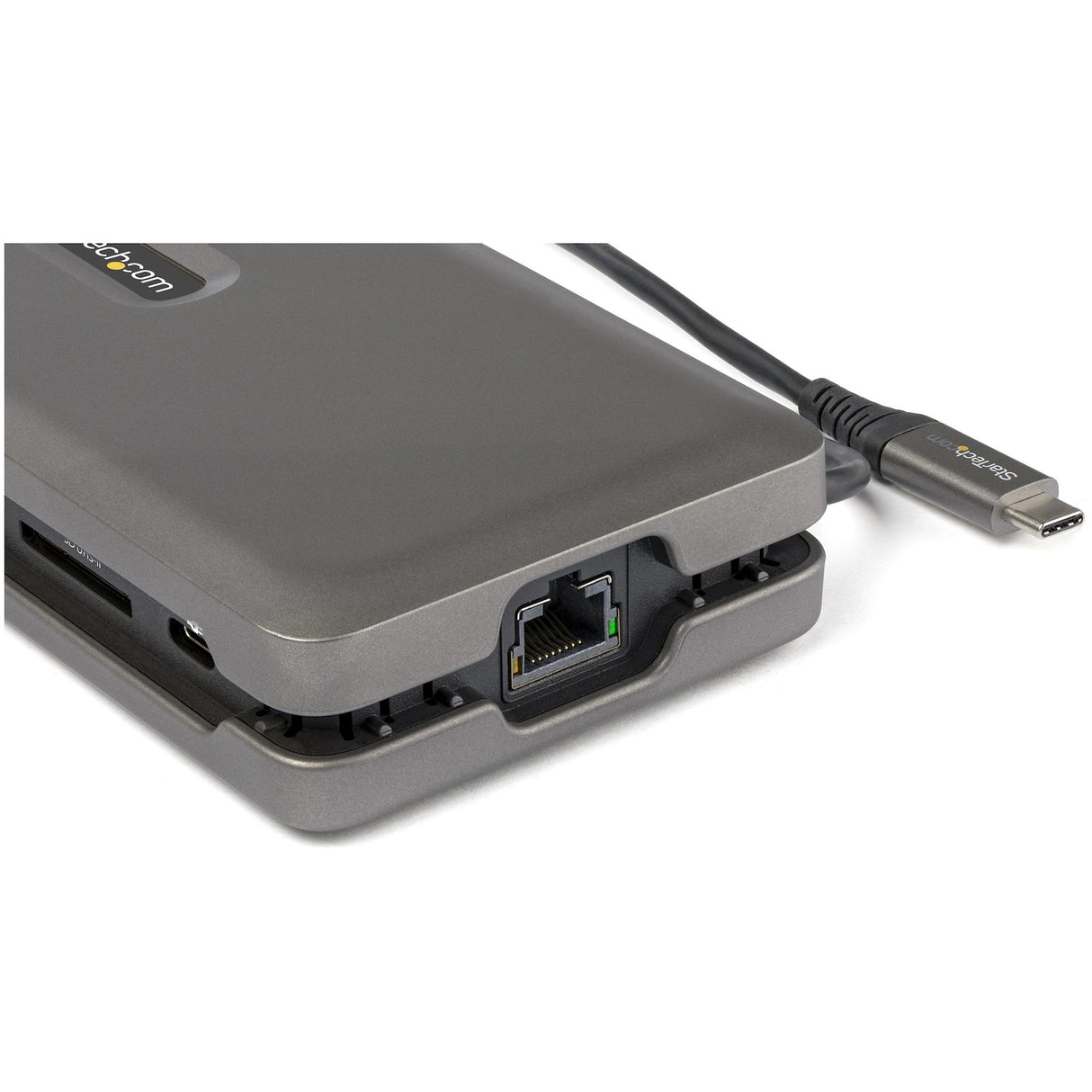 StarTech.com USB C Multiport Adapter - USB C to 4K 60Hz HDMI 2.0 - 2-Port 10Gbps USB Hub - 100W Power Delivery Pass-through - GbE - SD/MicroSD - USB Type-C Mini Dock - 10" Cable