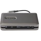 StarTech.com USB C Multiport Adapter - USB C to 4K 60Hz HDMI 2.0 - 2-Port 10Gbps USB Hub - 100W Power Delivery Pass-through - GbE - SD/MicroSD - USB Type-C Mini Dock - 10" Cable