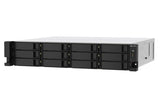 QNAP TS-1253DU-RP NAS Rack (2U) Intel® Celeron® J4125 4 GB DDR4 0 TB QNAP Turbo System Aluminium, Black