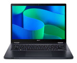 Acer TravelMate TMP414RN-54-56G9 Intel Core Ultra 5 125U Hybrid (2-in-1) 35.6 cm (14") Touchscreen WUXGA 16 GB DDR5-SDRAM 512 GB SSD Wi-Fi 6E (802.11ax) Windows 11 Pro Blue