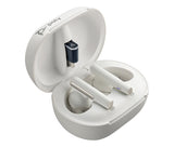 HP Poly Voyager Free 60+ UC White Sand Earbuds +BT700 USB-C Adapter +Touchscreen Charge Case