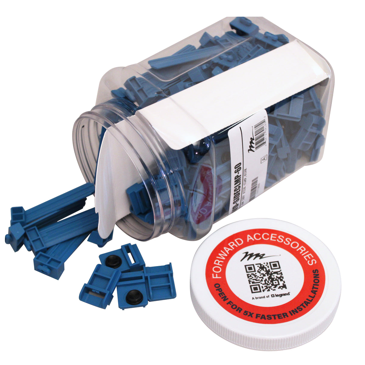 Middle Atlantic Forward Small Device Mounting Clamps - 60 Pack