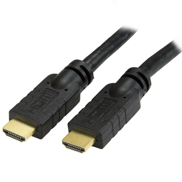 StarTech.com 20ft (6m) HDMI Cable - 4K High Speed HDMI Cable with Ethernet - 4K 30Hz UHD HDMI Cord - 10.2 Gbps Bandwidth - HDMI 1.4 Video / Display Cable M/M 28AWG - HDCP 1.4 - Black